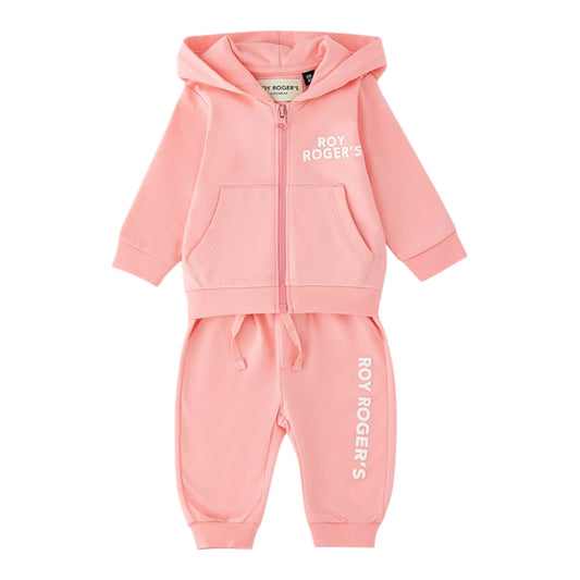 Tura Jogging  in felpa di cotone rosa