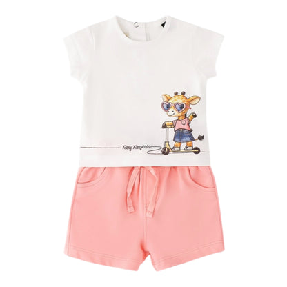 Set t-shirt e shorts bambina