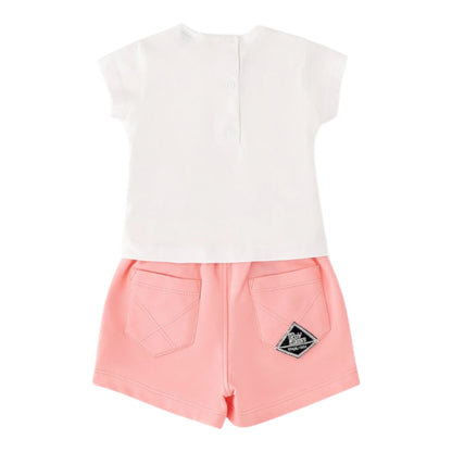 Set t-shirt e shorts bambina