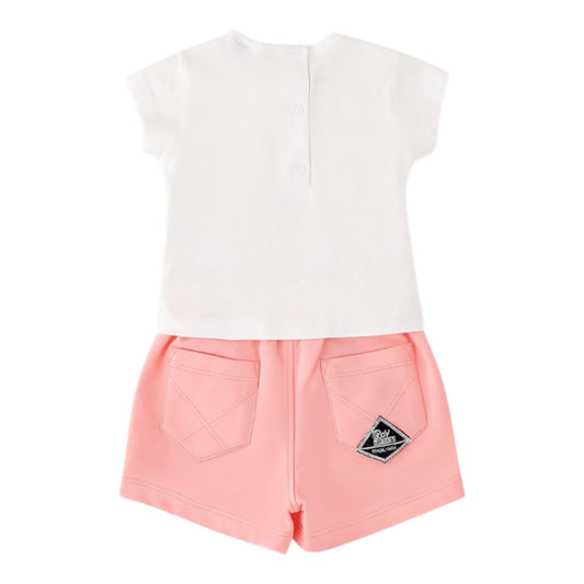 Set t-shirt e shorts bambina