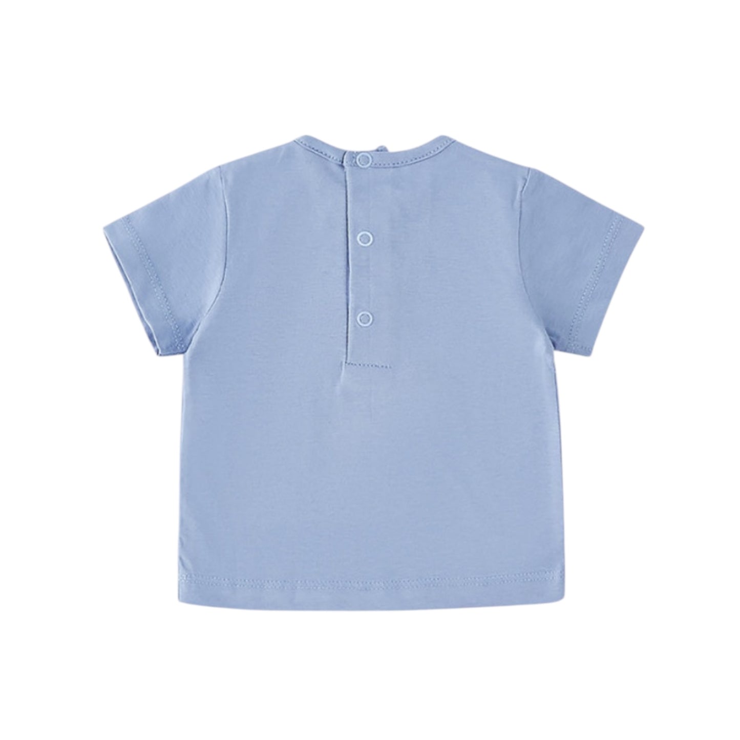 T-shirt in cotone nel colore azzurro
