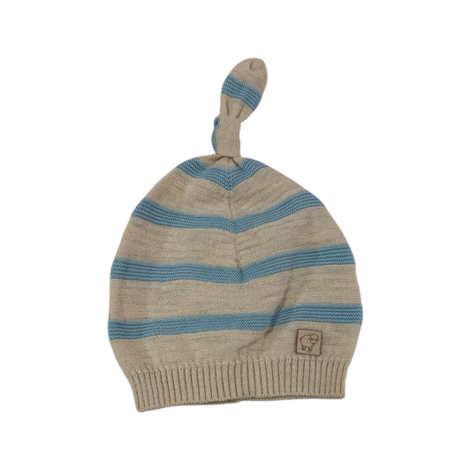 Berretto neonati in maglia in lino e cotone