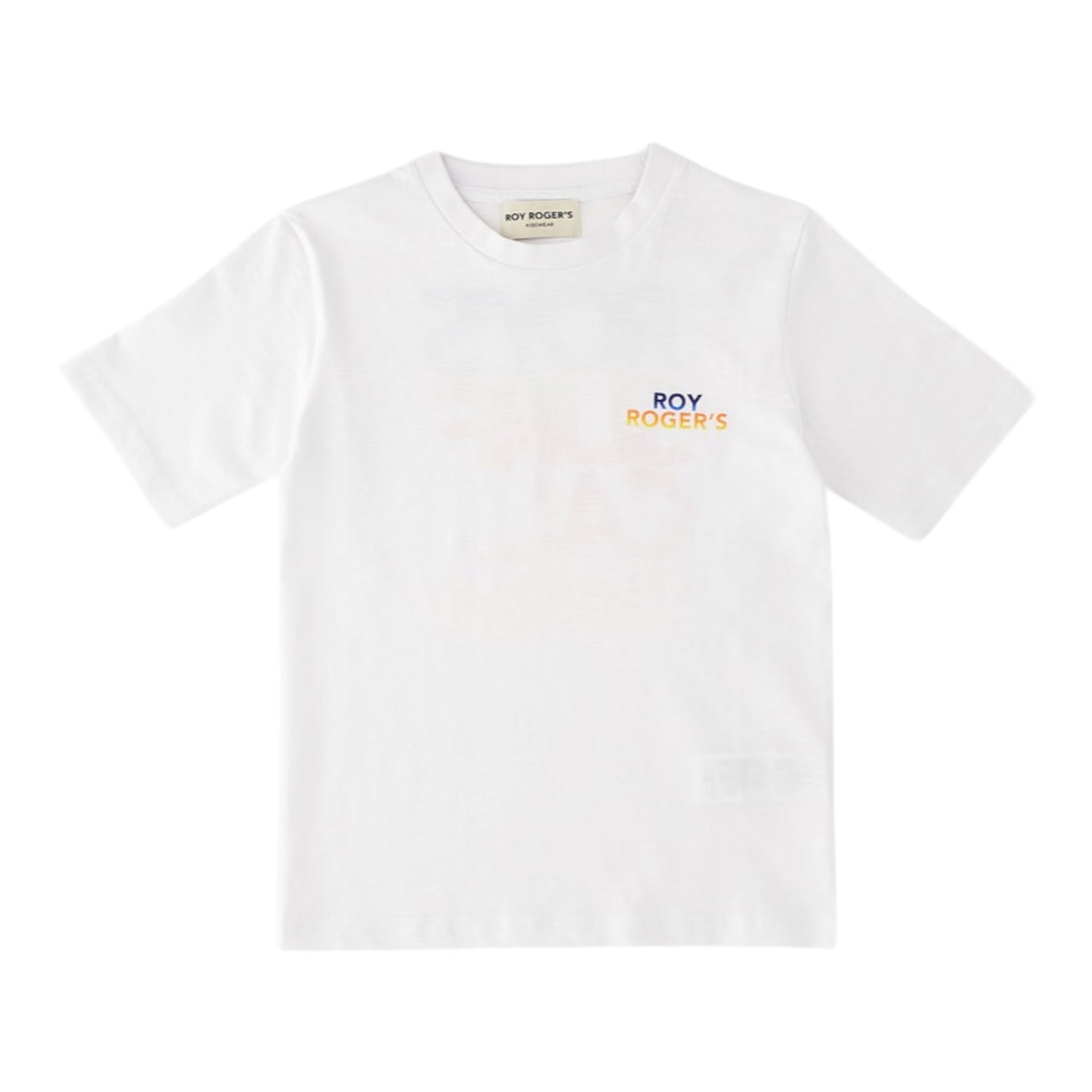 T-shirt in cotone bianco con stampa