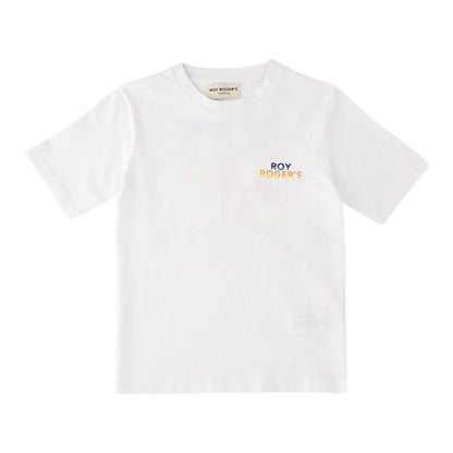 T-shirt in cotone bianco con stampa