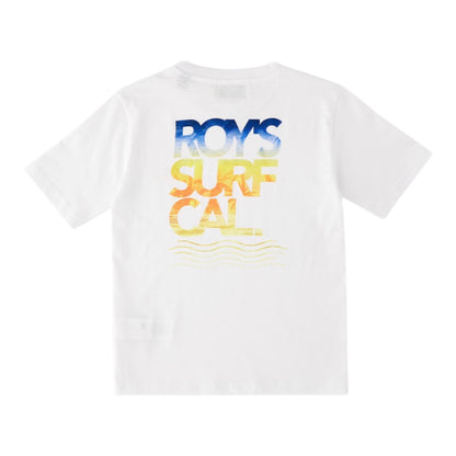 T-shirt in cotone bianco con stampa